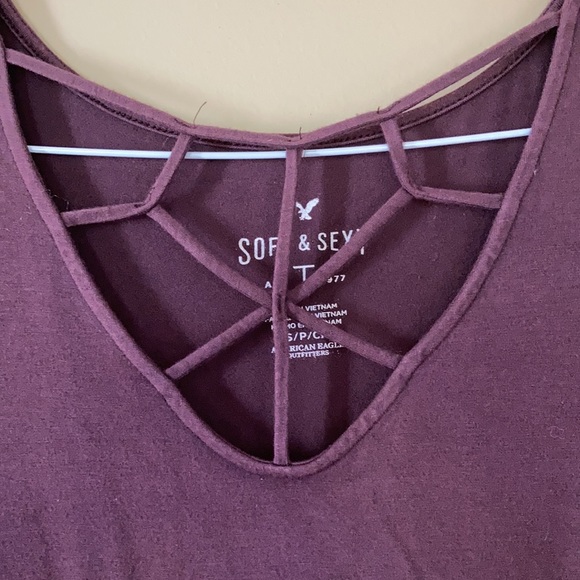 Soft & Sexy Maroon long sleeve - Picture 3 of 5